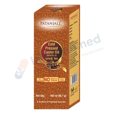Patanjali Cold Pressed Castor Oil With Vitamin E